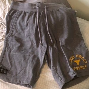 The Rock under armour shorts